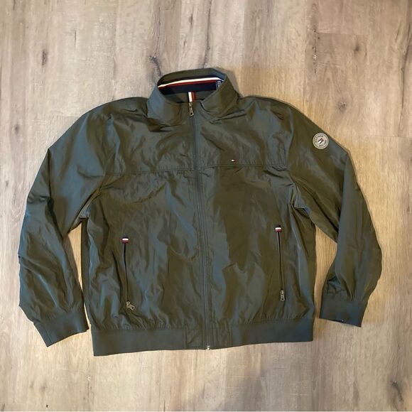 Tommy Hilfiger Mens Classic Bomber Jacket XXL EUC - Picture 1 of 7
